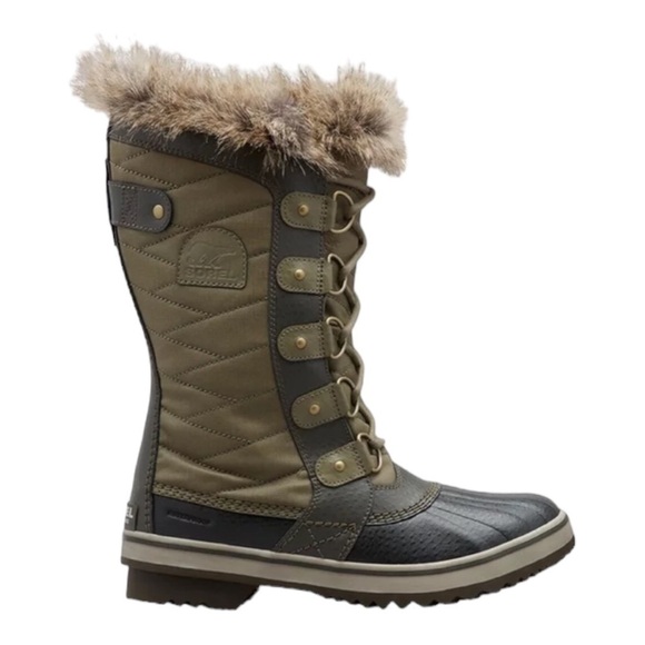 Sorel Waterproof Torino ll Winter Boots Sage Green 8.5 - Picture 1 of 11